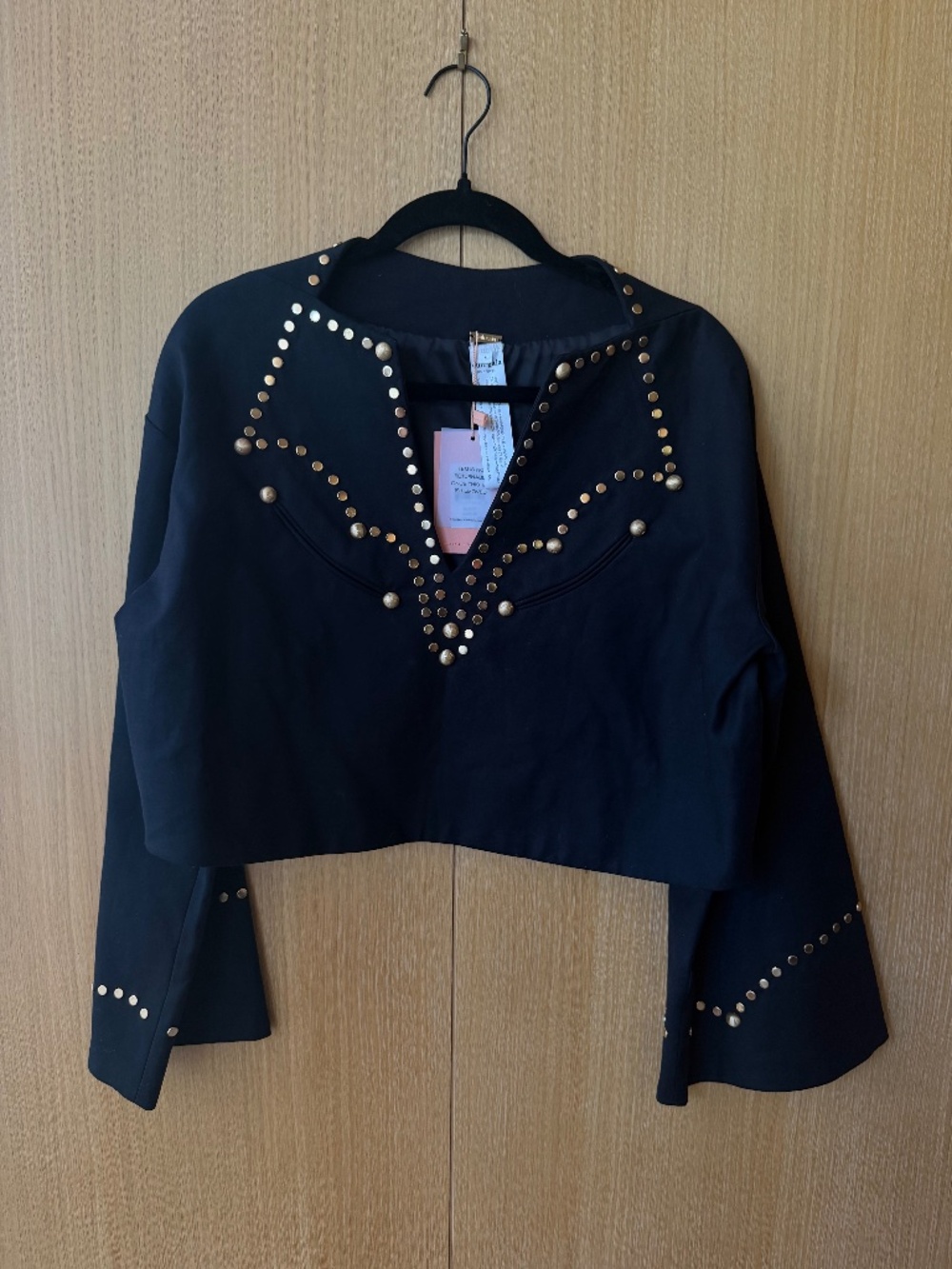 RARE find! Cult Gaia Janessa Studded Top New With Tags! Size Medium - Picture 2 of 10